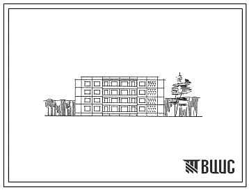 Типовой проект 76-018сп Крупнопанельная 4-этажная блок-секция на 24 квартиры двухторцевая (однокомнатных-16, двухкомнатных-8). Для строительства в 4 строительно-климатической зоне, в районах с сейсмичностью 7 баллов, на грунтах 2 типа просадочности.