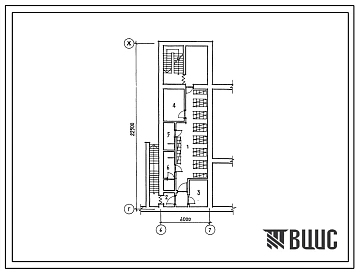 Типовой проект П-1-100(411-2-191.88) Помещения в подвале цеха по переработке 10 тыс м3 низкосортной древесины в год, (убежище на 100 человек, размеры убежища 22,5м на 6м, режимы вентиляции 1,2).