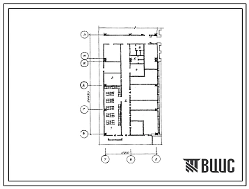 Типовой проект Б-3-80(272-13-81) Двойное использование помещений 1 этажа универсама, в конструкциях ии-04, торговой площадью 1000кв.м с организацией продажи в таре-оборудовании, (убежище на 80 человек, размеры убежища 18м на 12м, режимы вентиляции 1).