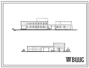 Типовой проект 252-9-15 Хозяйственный корпус городской многопрофильной больницы на 600 коек с поликлиникой на 960 посещений в смену для строительства в 1В подрайоне, 2 и 3 климатических районах