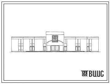 Типовой проект 264-13-132.86 Трехзальный кинотеатр на 300, 200 и 100 мест. Стены кирпичные