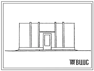 Типовой проект 416-4-134.12.92 Помещение для обогревания (с курительной и уборной) на 10 человек