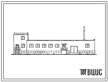 Типовой проект 506-86м Служебно-пассажирское здание на 20 пассажиров для аэропортов МВЛ в районах крайнего Севера (стены кирпичные)
