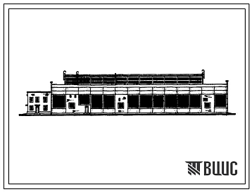 Типовой проект 816-83 Ремонтная мастерская со специализированными линиями ремонта на 300 шасси комбайнов СК-4, 200 тракторов К-700, 250 тракторов С-80 и 450 комплектов их агрегатов в год. Стены из панелей. (Главный корпус).