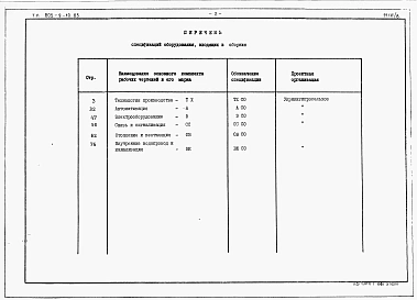 Альбом 7 – Спецификации оборудования.