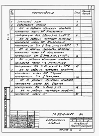 Альбом 6 Ведомости потребности в материалах