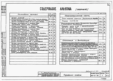 Альбом 1 Архитектурно-строительная, технологическая, механическая и санитарно-техническая части