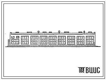 Типовой проект ХФ-72 (10-08-КК) Производственно-техническая база района электрических сетей КЭЧ (РЭС). Производственный корпус