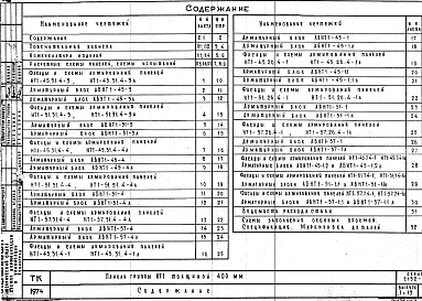 Выпуск 1-13 Панели группы НТ1 толщиной 400 мм