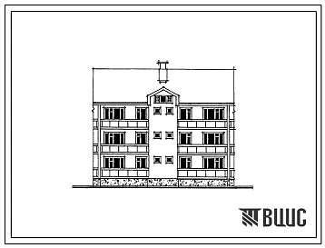 Типовой проект 89-0127.13.89 Блок-секция рядовая 3-этажная 6-квартирная с 3-комнатными квартирами (для строительства в Белорусской ССР)