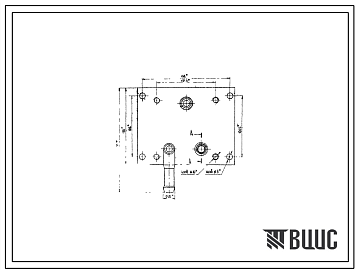 Шифр КО502Б-2.24.02.300 Плита дроссельная КО502Б-2.24.02.300