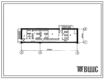 Типовой проект П-2-110(274-15-27.13.88) Бытовые помещения в подвале магазина «товары повседневного спроса» торговой площадью 250 м2, (убежище на 110 человек, размеры убежища 27м на 6,3м, режимы вентиляции 1,2,3).