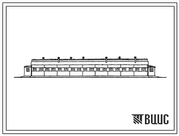 Типовой проект 804-43с Конюшня на 40 рабочих лошадей для строительства в районах сейсмичностью 7 баллов