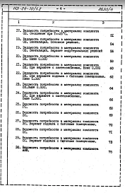 Альбом 6 Ведомость потребности в материалах