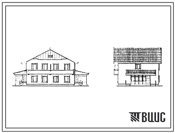 Типовой проект 144-52-209с Дом на шестикомнатные квартиры типа 6Б в двух уровнях. Для строительства в районах сейсмичностью 9 баллов во 2В и 3В климатических подрайонах Казахской ССР