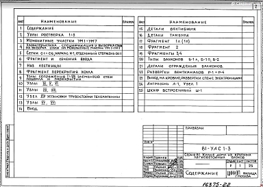 Раздел 81-УАС 1-3 Узлы монтажные