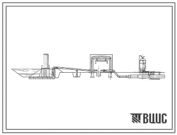 Типовой проект 901-2-92 Пятиагрегатная насосная станция подачей 1100 л/с с напором 59,5 м, оборудованная насосами Д800-57, для работы на закрытую сеть, с водозабором из канала