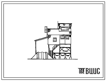 Типовой проект 812-1-57.85 Отделение приема, предварительной очистки и временного хранения зерна производительностью 50 т/ч
