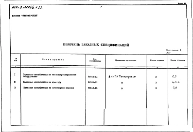Альбом 4 Часть 1 Заказные спецификации