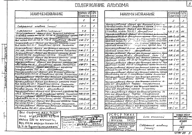 Альбом 5 Блок емкостей. Строительная часть.  Сборные железобетонные элементы