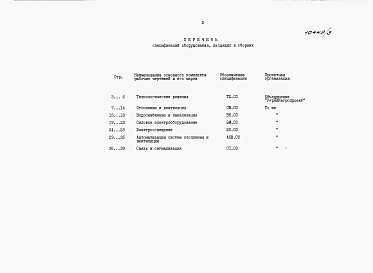 Альбом 5 Спецификации оборудования