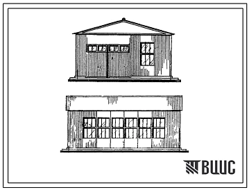 Типовой проект 401-2-9 Полевая производственная база из передвижных и сборно-разборных элементов заводского изготовления для производственных участков торфяных предприятий.