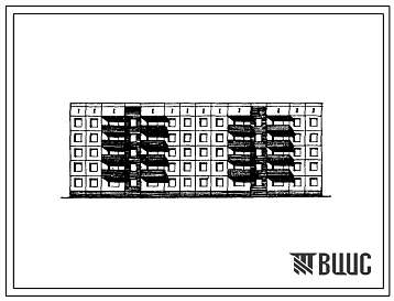 Типовой проект 97-053с/1 Блок-секция пятиэтажная 40-квартирная рядовая сдвоенная (однокомнатных 1Б — 11, двухкомнатных 2Б — 9, трехкомнатных 3Б — 20). Для строительства в IА климатическом подрайоне сейсмичностью 8 баллов.