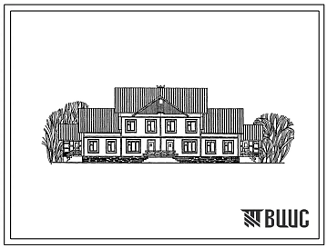 Типовой проект 141-135-369.88 2-х этажный 4-х квартирный жилой дом с 3-х комнатными квартирами в двух уровнях