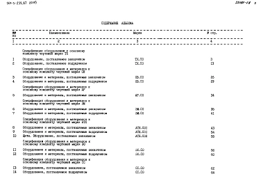 Альбом 17 Спецификации оборудования  