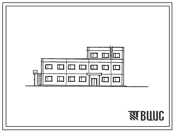 Типовой проект 416-4-116.87 Здание бытовых помещений на 150 рабочих с буфетом