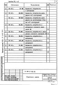 Альбом 7 Ведомости потребности в материалах. Часть 1 Отделение контактных осветлителей (из тип. проекта 901-3-184.83) Часть 2 Отделение микрофильтров
