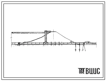 Типовой проект 820-98 Трубчатые водоспуски в теле земляных плотин. Расход до 0,7 мкуб./сек, напоры от 8 до 12 м. (Сооружения из сборного железобетона).
