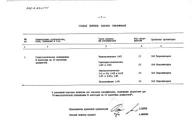 Альбом 7 Заказные спецификации