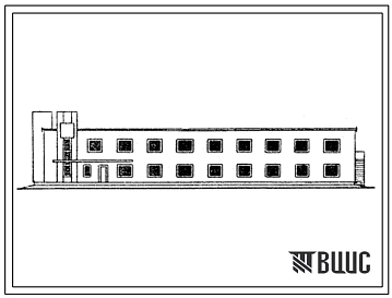 Типовой проект 416-7-148м Здание отдыха водителей для пункта  обслуживания подвижного состава на 25 автопоездов для строительства в 1 климатическом районе с наличием вечномерзлых грунтов