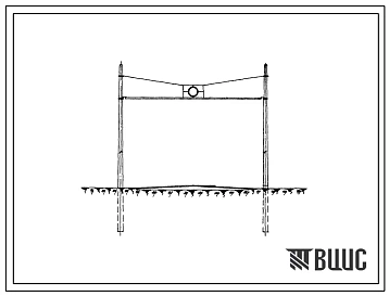 Типовой проект 501-110 Габаритные ворота у переездов ж.д. электрифицированных линий.