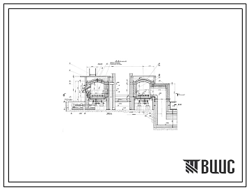 Проект 33108 Печь нагревательная кольцевая с открытым сектором ¢.нар=8144 мм, В=1600 мм на газе