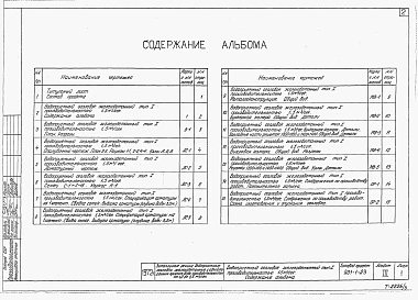 Альбом 3 Водоприемный оголовок железобетонный тип 1 производительностью 1,5 м3/сек