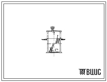 Типовой проект 901-2-50 Водопроводная насосная станция в шахте диаметром 4,0 м глубиной 4,0; 6,0 и 9,0 м производительностью от 5 до 200 м3 в час.
