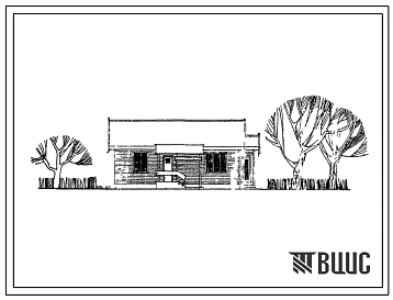 Типовой проект 186-115-40 1-этажный 1-квартирный дом с 3-комнатной квартирой с полным благоустройством. Стены брусчатые. Для строительства в 1В, 2В климатических подрайонах.