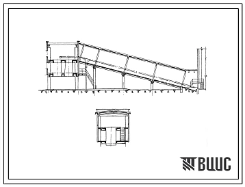 Типовой проект 4-11-79 Окорочно-отжимная установка на четырехрамном лесопильном заводе. Окорочно-отжимной цех на 2 станка поперечной подачей окоренных бревен.
