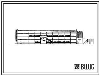 Фасады Типовой проект 409-22-29.12.89 Установка по производству сыромолотой известняковой муки производительностью 300 тыс.т в год