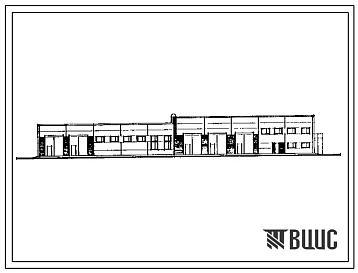 Типовой проект 503-1-100.13.91 Гараж на 10 автомобилей и 10 тракторов. Стены панельные (для строительства в Западно-Сибирской зоне РСФСР)