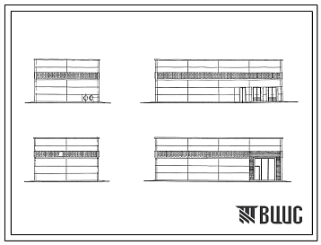 Типовой проект 903-4-92.87 Насосная станция тепловых сетей производительностью 2500 м3/ч (вариант каркасно-панельный)