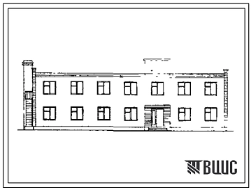 Типовой проект 416-5-2 Казарма ВОХР. Тип 2
