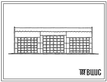 Типовой проект 816-2-35.13.87 Теплая стоянка на 12 тракторов. Для Южно-Казахстанской зоны