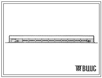 Фасады Типовой проект 801-4-52.83 Телятник на 500 голов