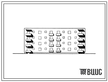 Типовой проект 98-014с/76 Четырехэтажная блок-секция рядовая -торцовая на 16 квартир (двухкомнатных 2Б-8; трехкомнатных 3А-8). Для строительства в районах сейсмичностью 9 баллов.