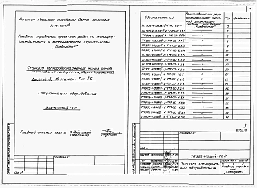 Альбом 5 Спецификации оборудования