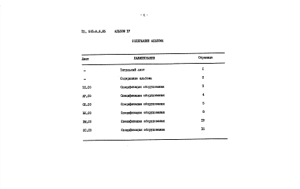 Альбом 4 Спецификации оборудования        