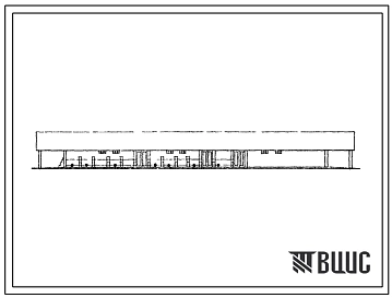 Типовой проект 813-180 Механизированное зернохранилище емкостью 2000 т (с неполным железобетонным каркасом и стропилами из пиленого леса).